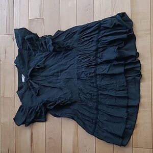 Jachs Girlfriend women's small forest green short sleeved top